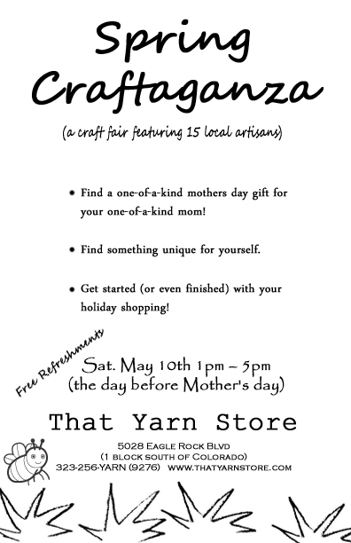 Craft fair announcement. Liz, are you looking at this? Bring in pirate.